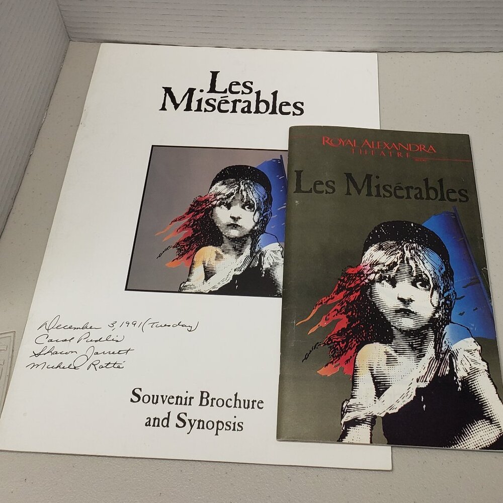 Les Miserables Theatre Programs